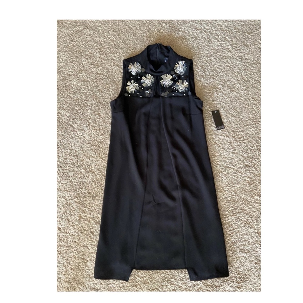 Studio Badgley Mischka LBD black dress NEW small s